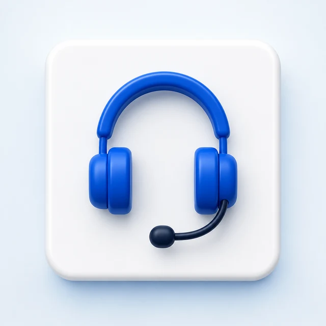 Customer support headset